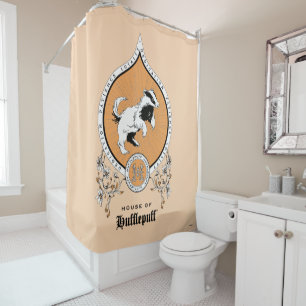 Rideaux De Douche HARRY POTTER™   Delicate Sketch HUFFLEPUFF™ Crest