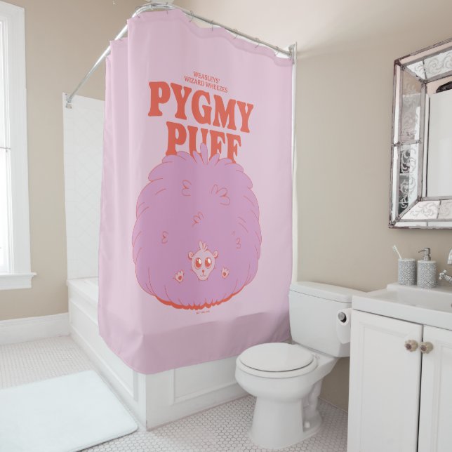 Rideaux De Douche HARRY POTTER™ | Pygmy Puff magique de Weasley (En situation)