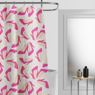 Rideaux De Douche Haut talons roses