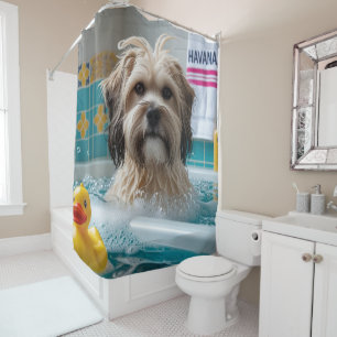 Rideaux De Douche Havaneux Déguenillé Endormi Mignon Drôle