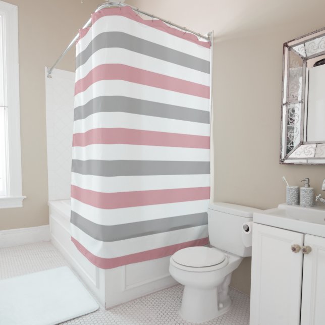 Rideaux De Douche Heather & Rose (En situation)