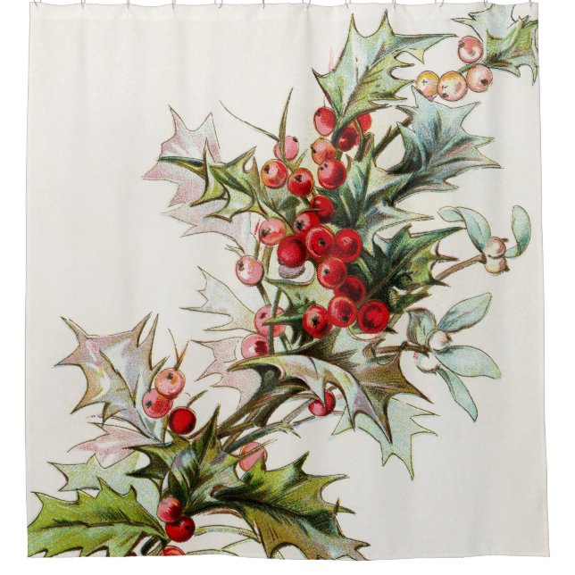 Rideaux De Douche HollyBerries 003 (Devant)