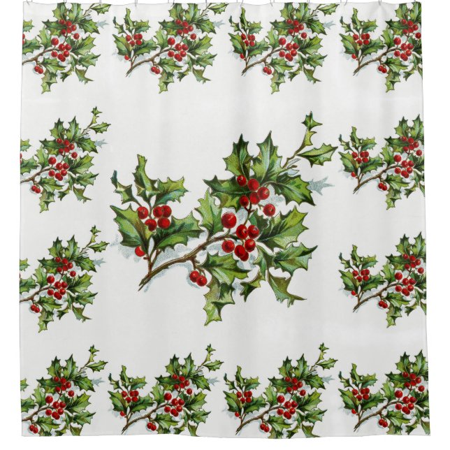 Rideaux De Douche HollyBerries 014 (Devant)