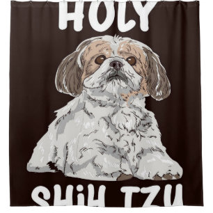 Rideaux De Douche Holy Shih Tzu Cute Shih Tzu