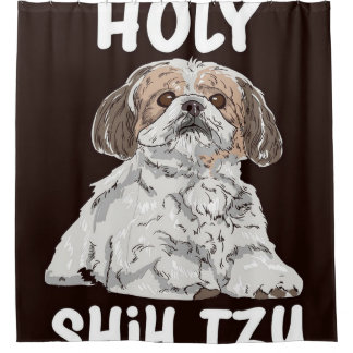 Rideaux De Douche Holy Shih Tzu Cute Shih Tzu