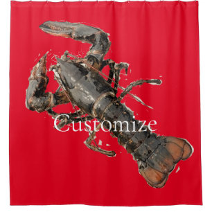 Rideaux De Douche Homard frais du Maine Thunder_Cove
