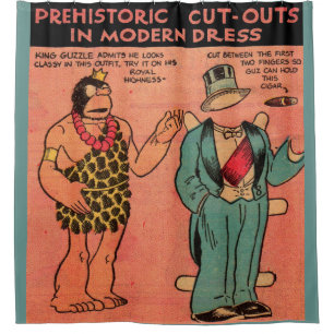 Rideaux De Douche Homme de grotte des Alley Oop dans les années 1930