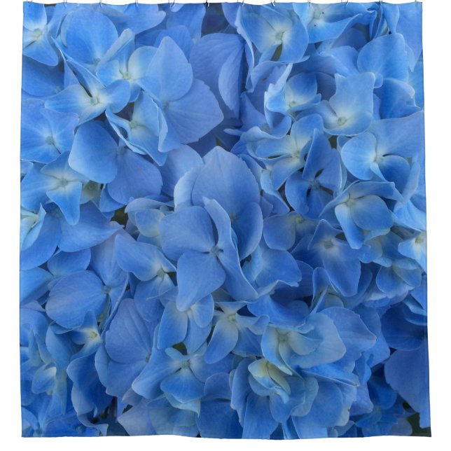 Rideaux De Douche Hortensia bleu (Devant)