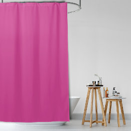 Rideaux De Douche Hot Solide Minimaliste Unicolored Mulberry Rose