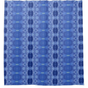 Rideaux De Douche Hy Blue Ikat 7