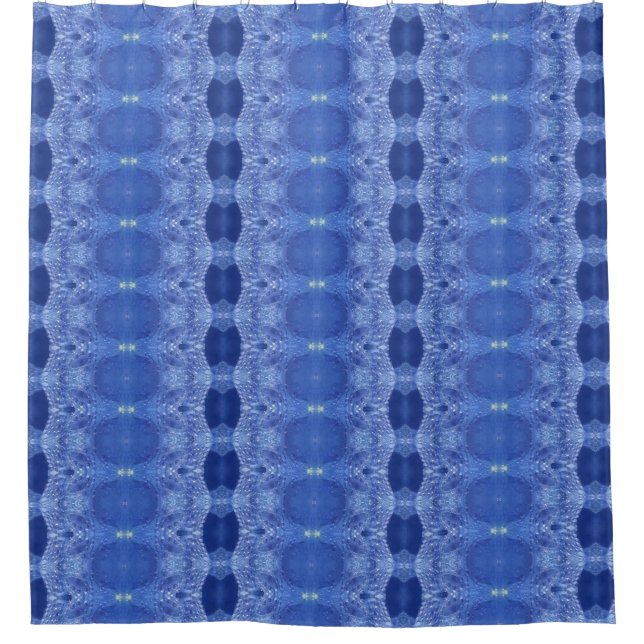 Rideaux De Douche Hy Blue Ikat 7 (Devant)
