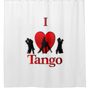 Rideaux De Douche I Heart Tango