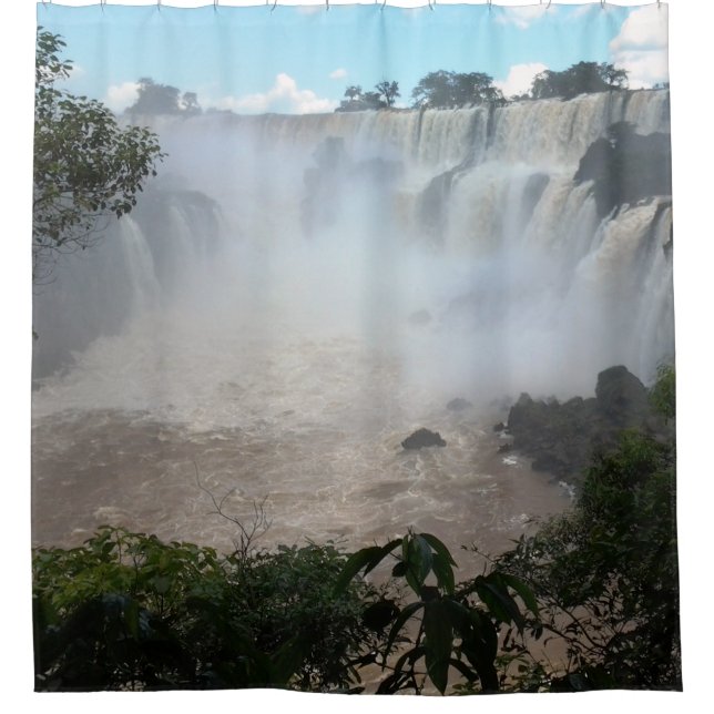 Rideaux De Douche Iguazu Falls N. Argentine Photo Design Classy (Devant)