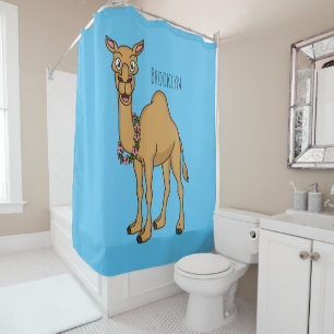 Rideaux De Douche Illustration de dromadaire