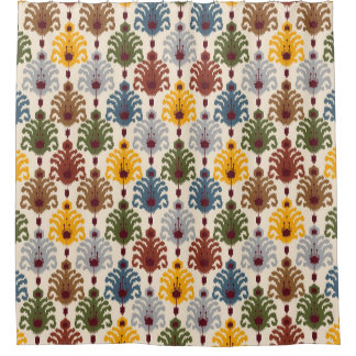 Rideaux De Douche Illustration de la marque traditionnelle indienne 