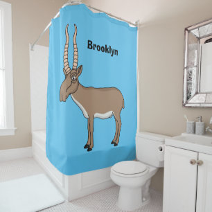 Rideaux De Douche Illustration de l'antilope de Saiga