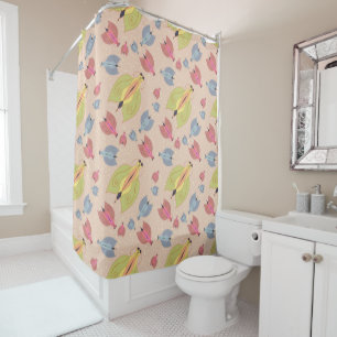 Rideaux De Douche Illustration de papillon de nuit petit motif