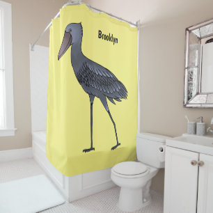 Rideaux De Douche Illustration d'oiseau de cordonnier
