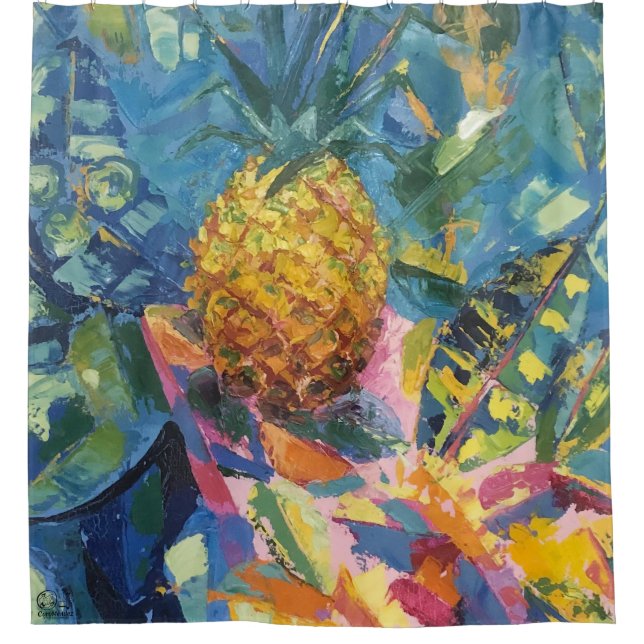 Rideaux De Douche Imagen de mi obra Piña (Devant)