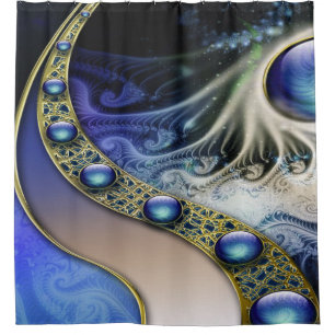 Rideaux De Douche imaginaire fractal Abstrait
