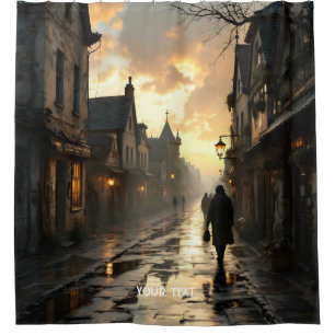 Rideaux De Douche Imaginaire jolie rue Slippery