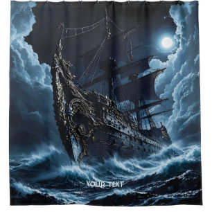 Rideaux De Douche Imaginaire mignon Corsair Ghost Ship