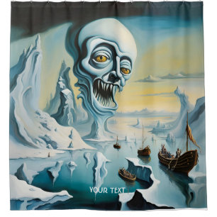 Rideaux De Douche Imaginaire Surréalisme Vive Mer de glace