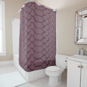 Rideaux De Douche Impression de peau de serpent violet