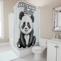 Impression Panda Art Noir Et Blanc Classique