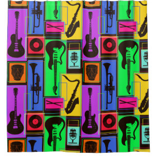 Rideaux De Douche Instruments de musique