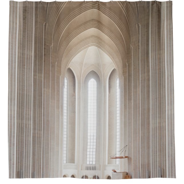 RIDEAUX DE DOUCHE INTÉRIEUR CATHÉDRALE VIDE (Devant)