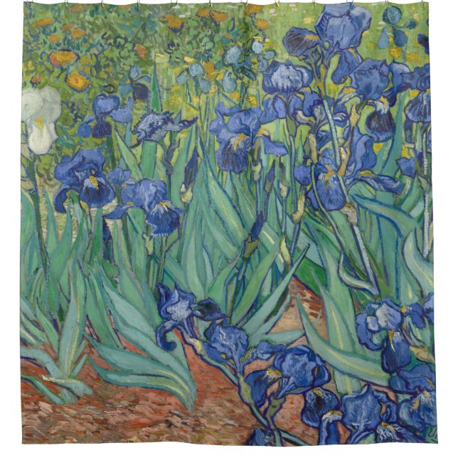 Rideaux De Douche Iris de Van Gogh (Devant)