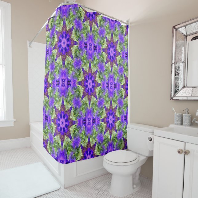 Rideaux De Douche Iris Field..... (En situation)