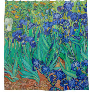 Rideaux De Douche Irises, 1889 par Vincent van Gogh