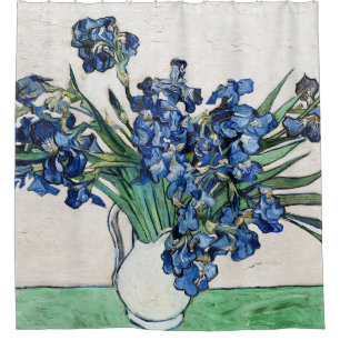 Rideaux De Douche Irises (1890) par Vincent Van Gogh