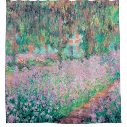 Rideaux De Douche Irises dans le jardin de Monet