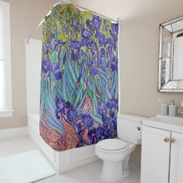 Rideaux De Douche Irises par Vincent van Gogh Art