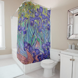 Rideaux De Douche Irises par Vincent van Gogh Art