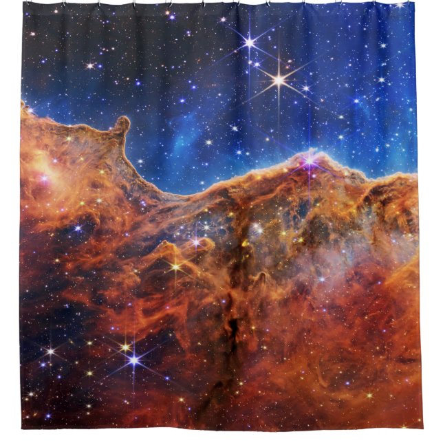 Rideaux De Douche James Webb Télescope Spatial Carina Nebula Douche  (Devant)