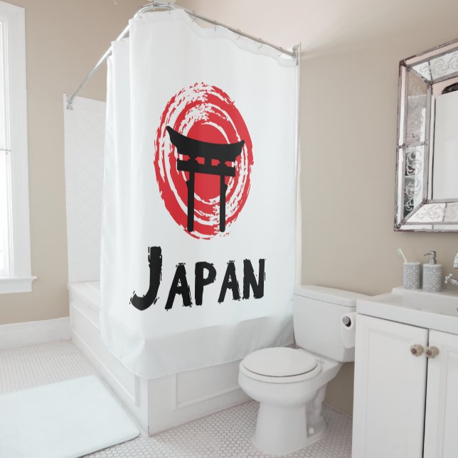 Rideaux De Douche Japon (En situation)