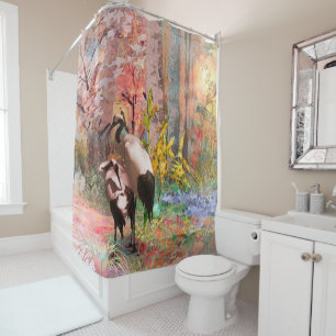 Rideaux De Douche JAPONAIS CRANSE "Soleil levant"