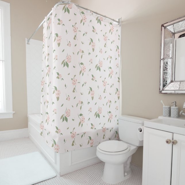 Rideaux De Douche Jardin de Camellia (En situation)