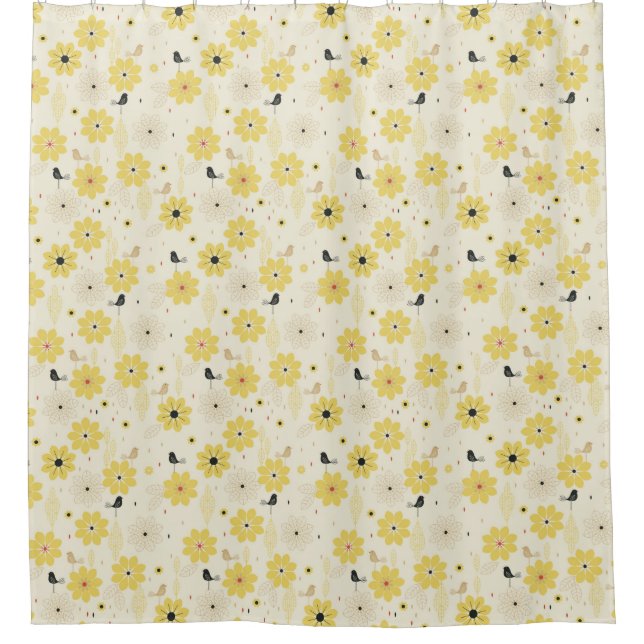 Rideaux De Douche Jardin d'oiseau (Devant)