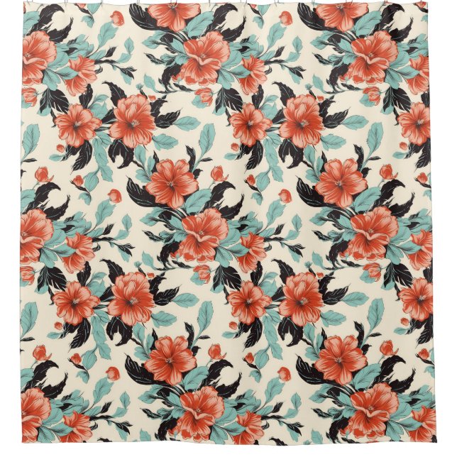 Rideaux De Douche Jardin du corail (Devant)