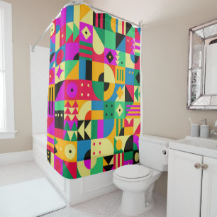 Rideaux De Douche Jardin moderne Abstrait