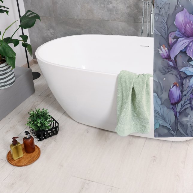 Rideaux De Douche Jardin Pervenche (Créateur téléchargé)