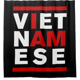 RIDEAUX DE DOUCHE JE SUIS VIETNAMAIS