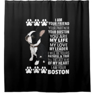 Rideaux De Douche Je Suis Votre Ami Votre Partenaire Votre Boston Te