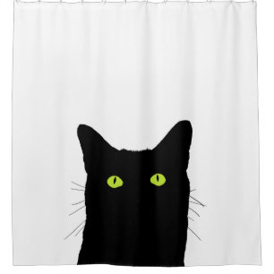 Rideaux De Douche Je vois un chat Cliquez pour sélectionner la coule