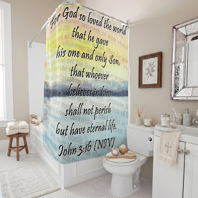 Rideaux De Douche Jean 3:16 (Créateur téléchargé)
